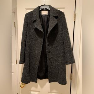Fleurette Textured Wool Coat